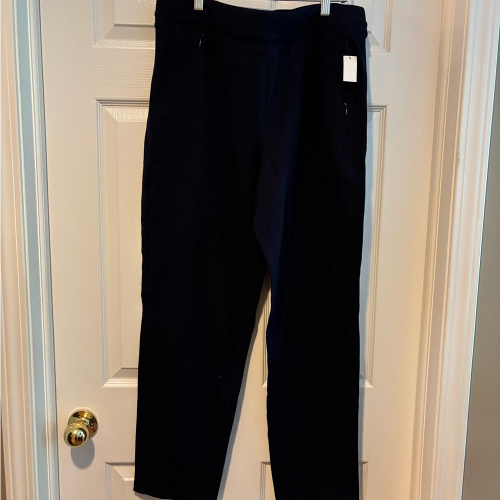 NWT T by Talbots Navy Leggings